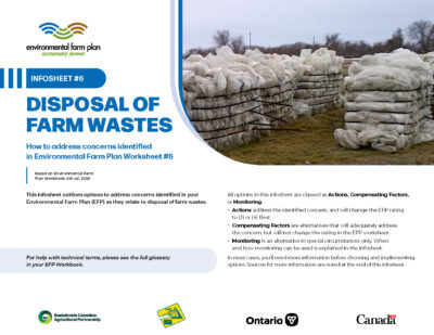 Cover for: Infosheet #06 Disposal of Farm Wastes